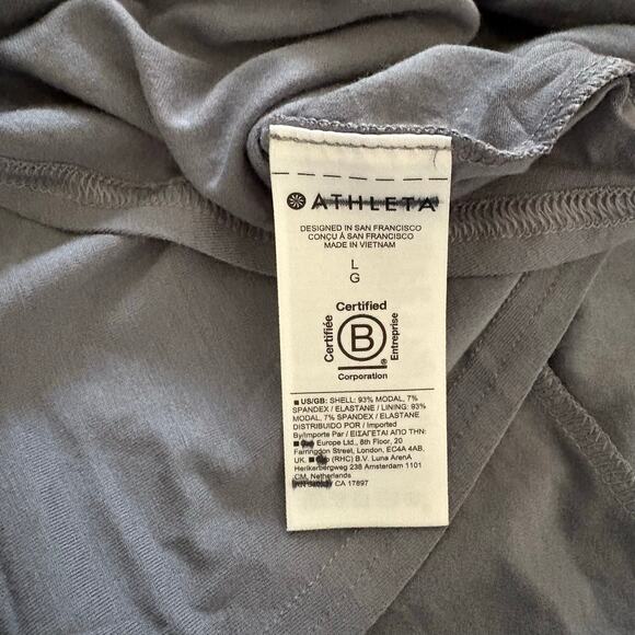 ATHLETA Santorini Midi Dress Coastline Blue L - Picture 3 of 11